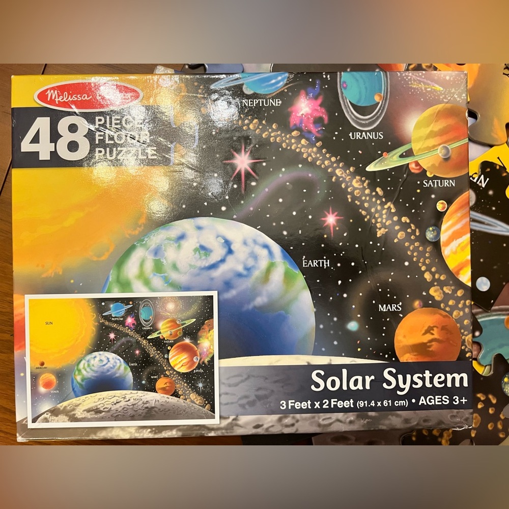 Melissa & Doug Solar System Puzzle with Vibrant Colors